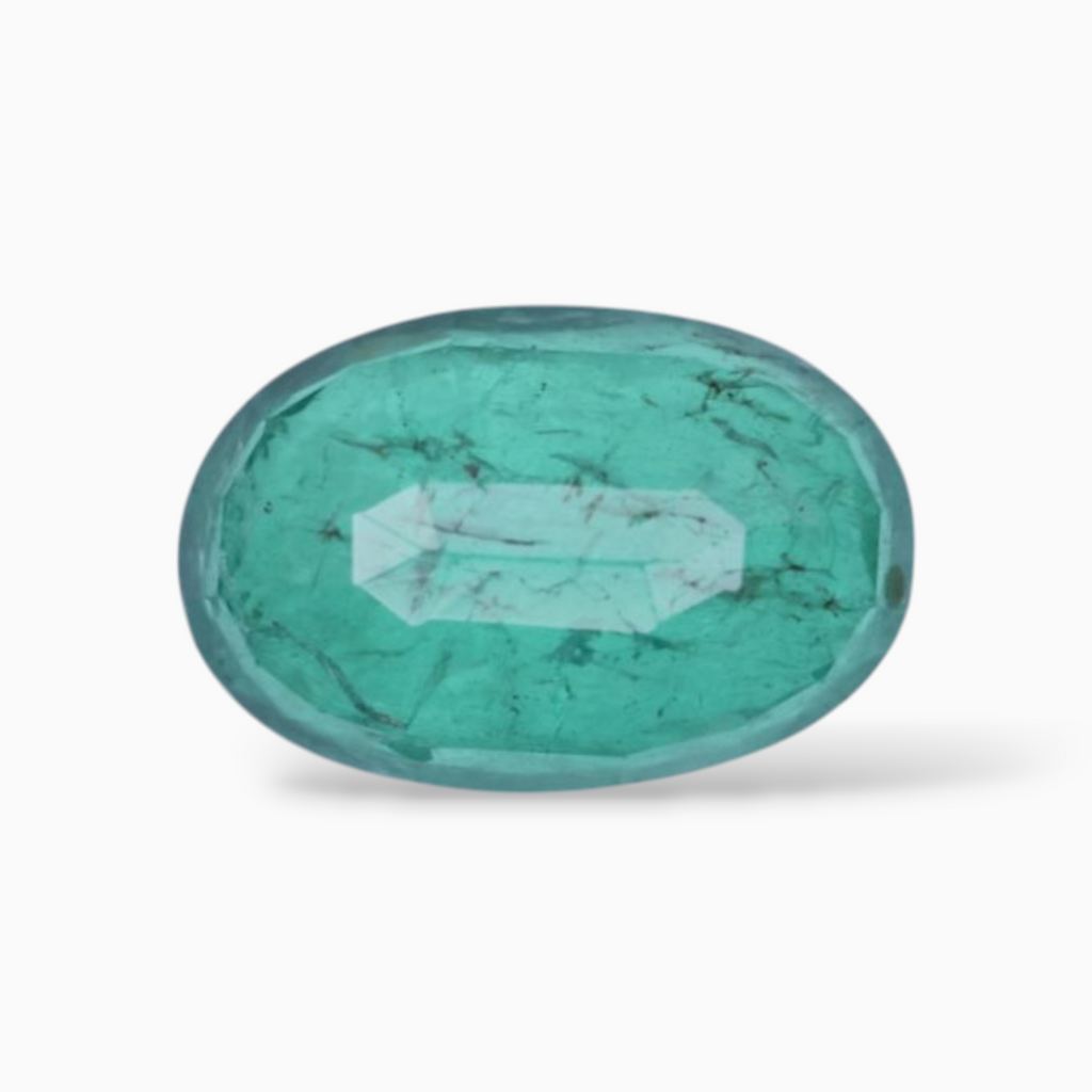 Natural Emerald Stone For Sale Oval Shape 1.30 Carats 8.5x5.6mm Size
