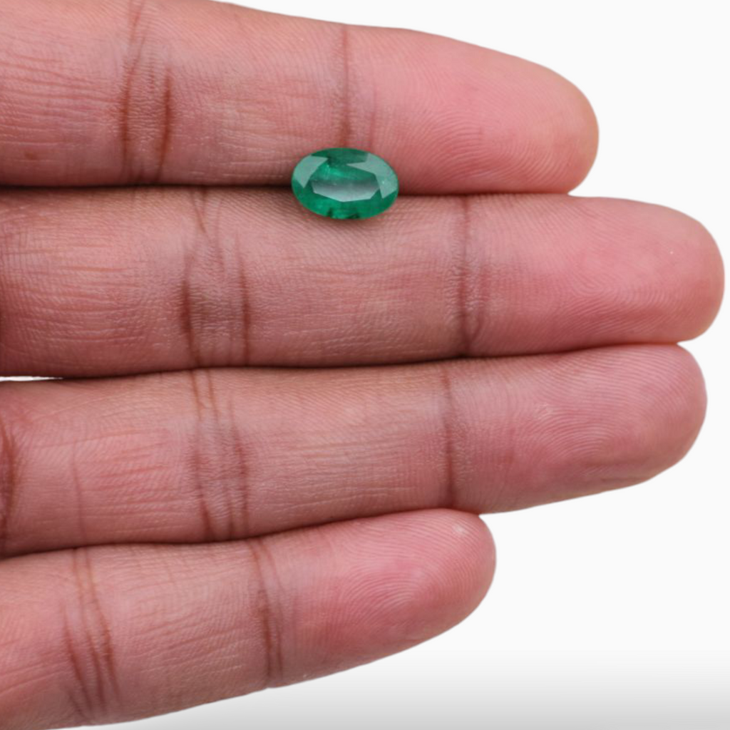 Buy Natural Panna Stone Oval Shape 2.50 Carats 10.7x7mm Size