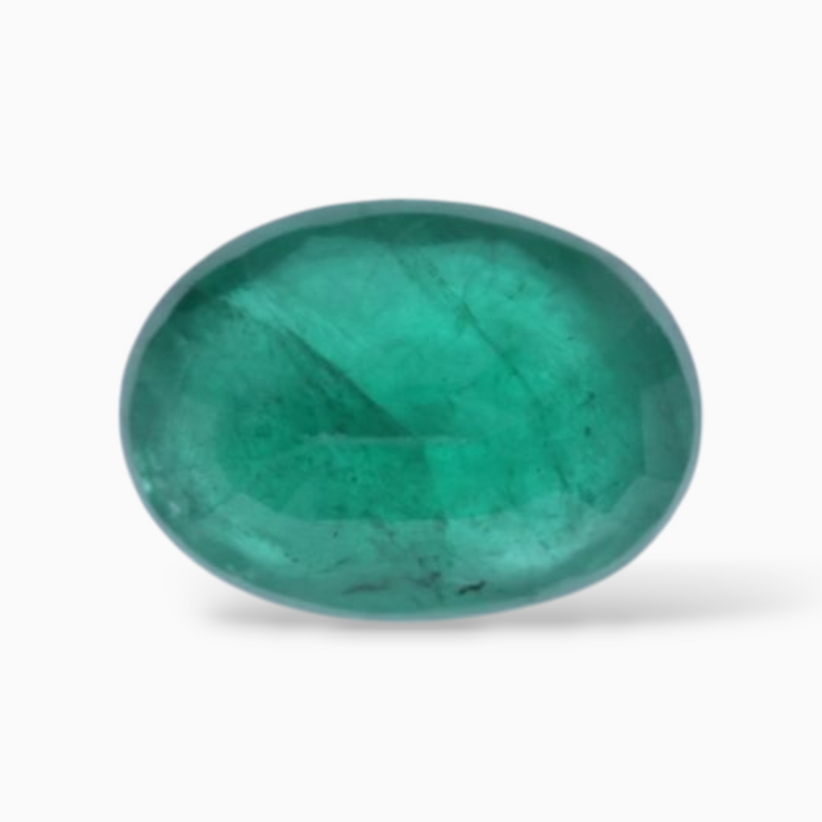 Real Green Emerald Gemstone For Sale Oval Shape 1.11 Carats 8x5.8mm Size