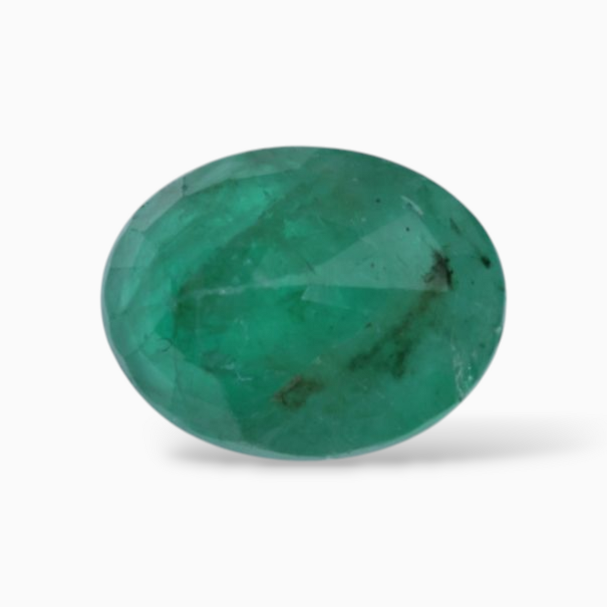 2.55 Carats Emerald Stone In Oval Shape & Size 10.6x8.3mm