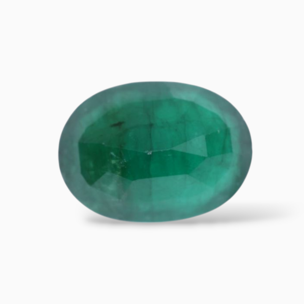 Online Sale Zambian Panna Stone In Oval Shape 1.74 Carats 9.2x6.6mm Size