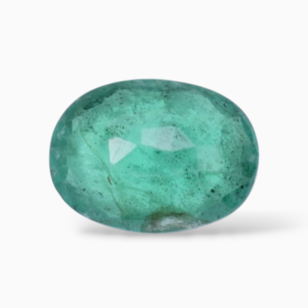Oval Shape 1.75 Carats 9.8x7.3mm Size In Emerald Gemstone