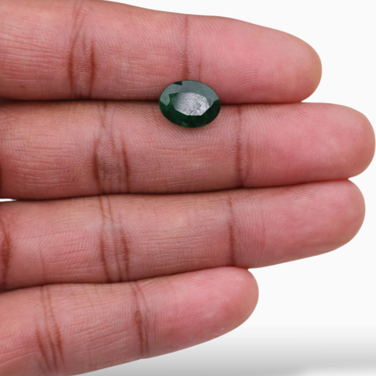 Buy Online Emerald Gemstone Oval Shape 4.28 Carats 12x9.2mm Size
