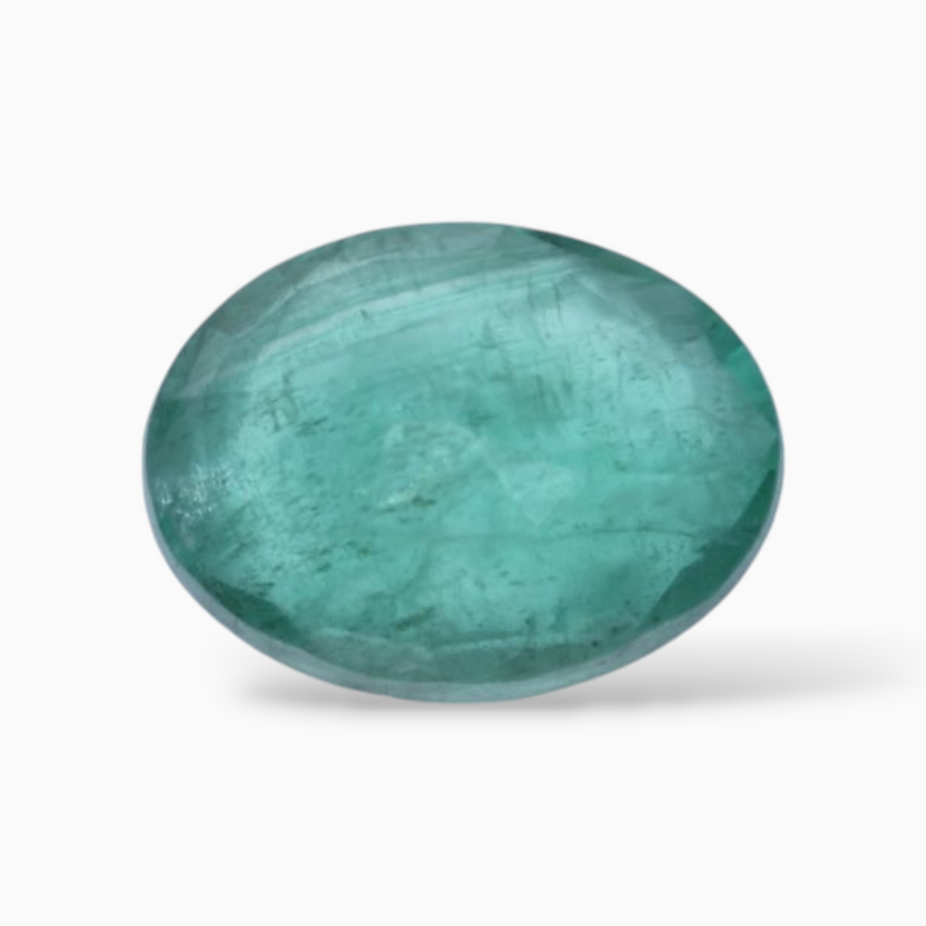 Buy Now Natural Emerald Stone In Oval Shape 0.98 Carats 7.7x5.9mm Size