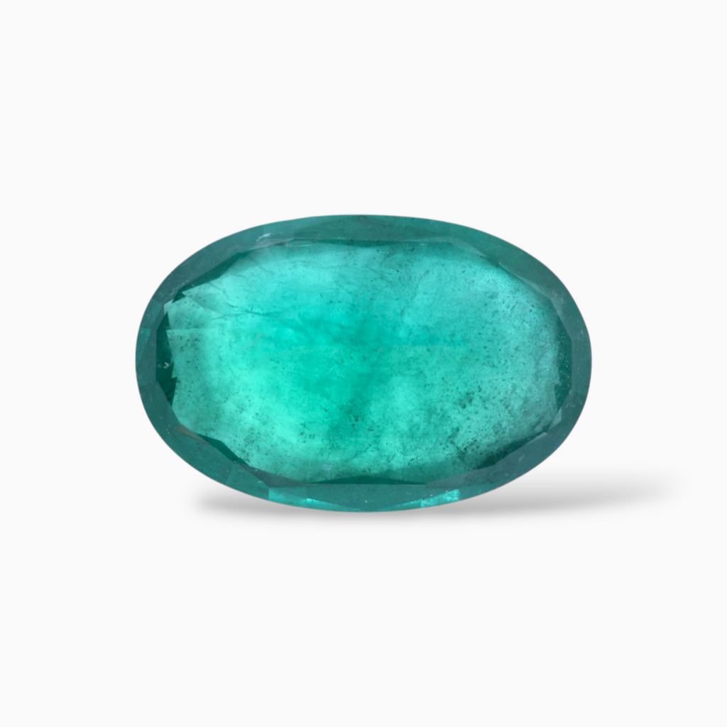 Zambian Emerald Stone 18.32 Carats Oval Shape 23x15mm Size