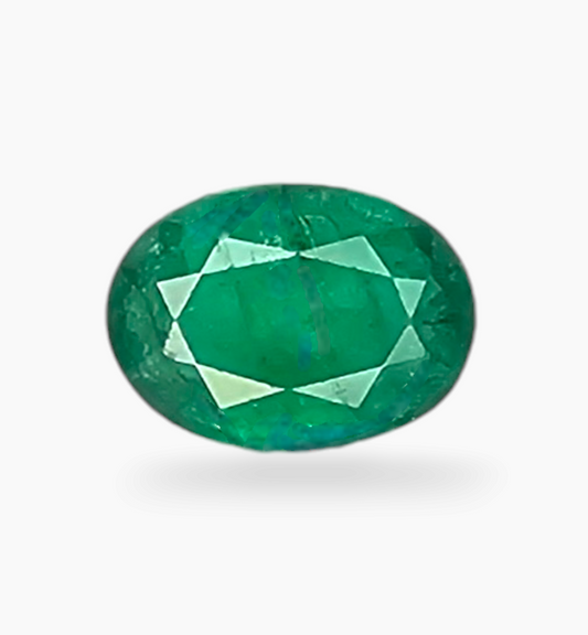 Natural Zambian Emerald Stone 0.65 Carat Oval Shape Size 7x5mm