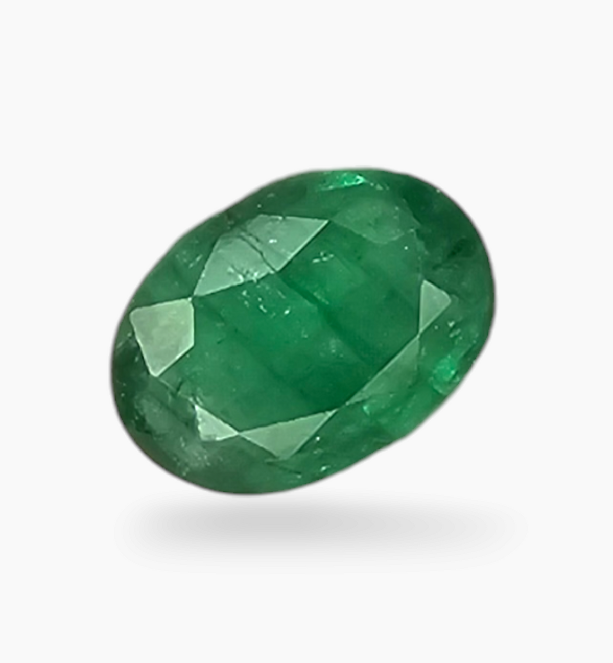 Natural Zambian Emerald Stone 0.65 Carat Oval Shape Size 7x5mm