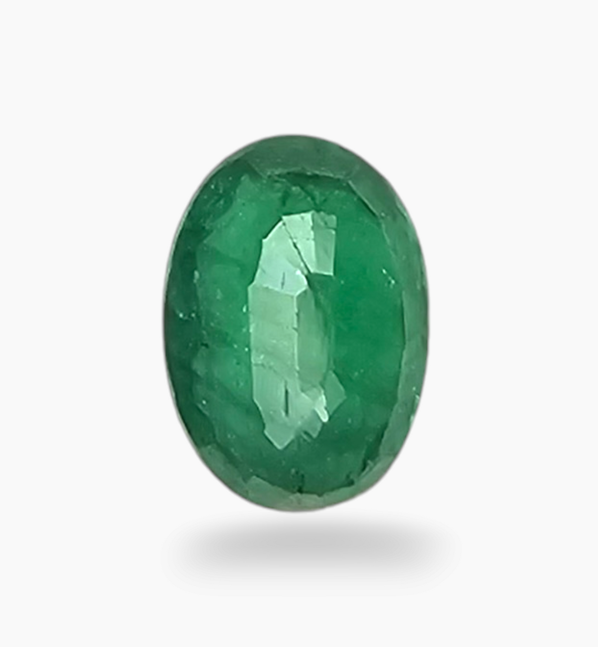 Natural Zambian Emerald Stone 0.65 Carat Oval Shape Size 7x5mm