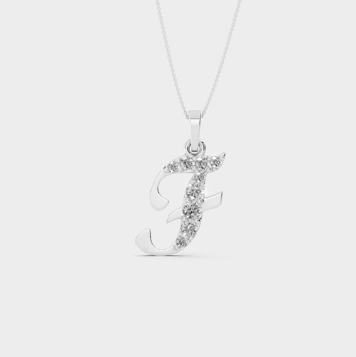 Necklace with Letter F - Lisa