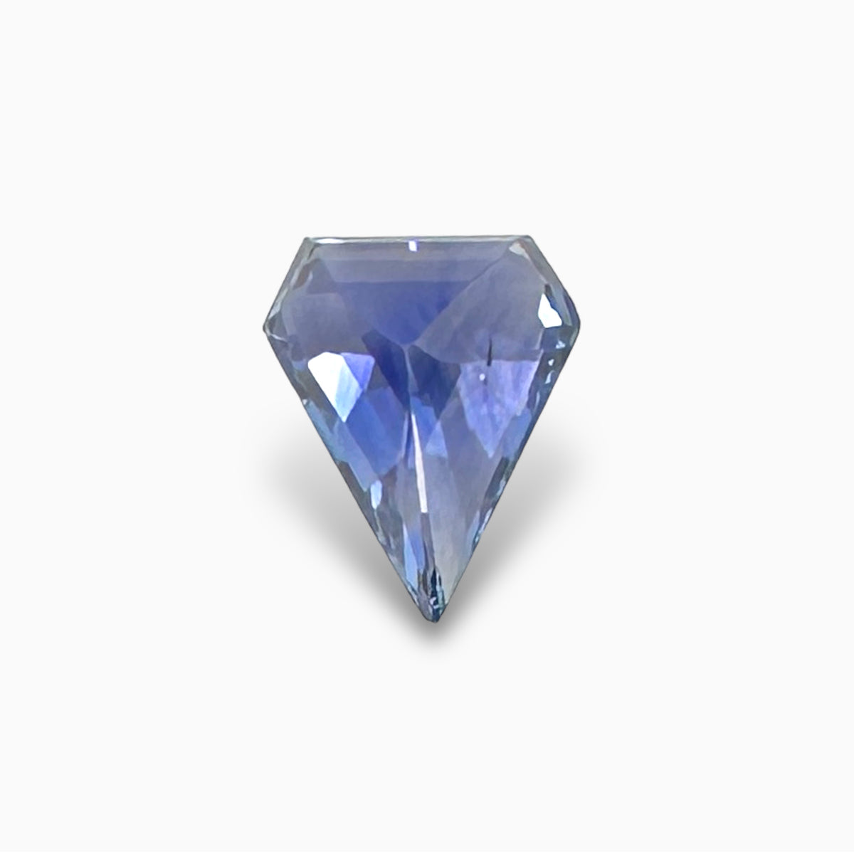 Fancy Shape Natural Blue Sapphire in 0.99 Carats with 7x5.8  mm Size For Sale