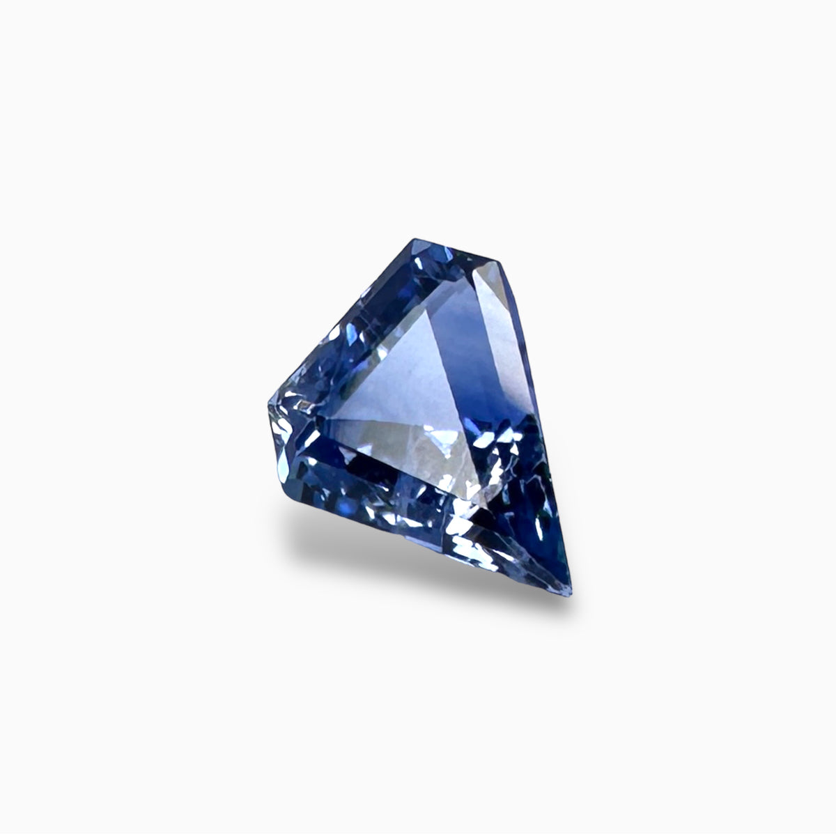 Fancy Shape Natural Blue Sapphire in 0.99 Carats with 7x5.8  mm Size For Sale