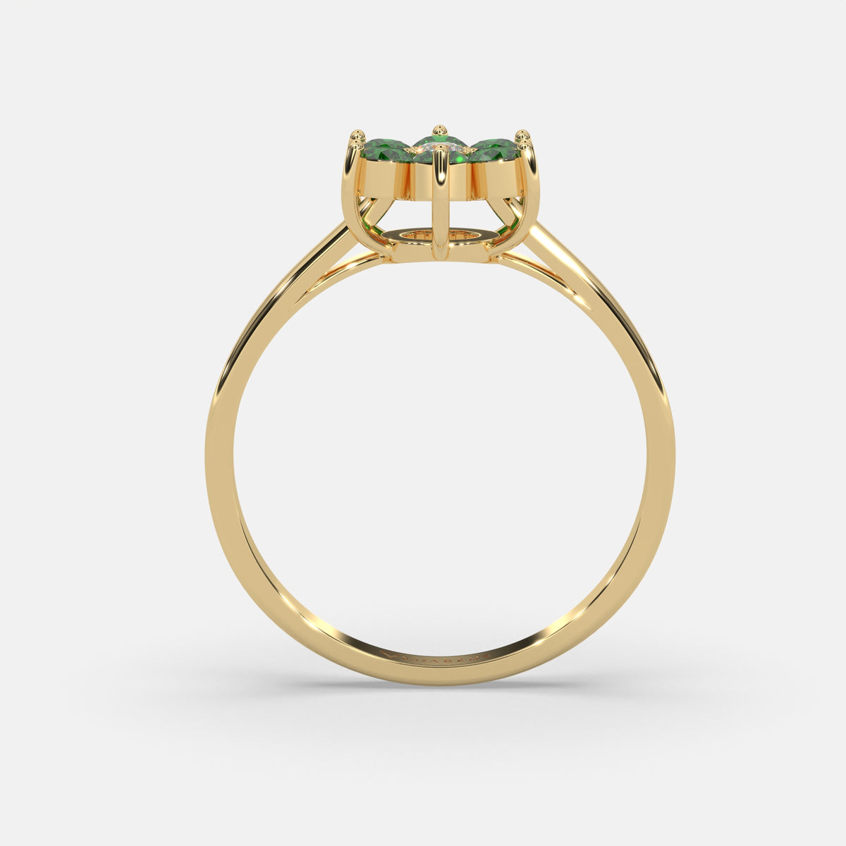 Fathiyya Emerald Ring 18k Yellow Gold