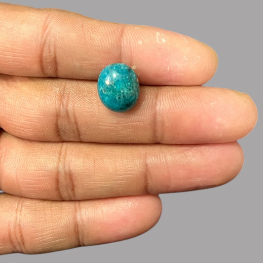 Feroza Gem 6.84 Carats 13.6 x 11.6 x 5.9 mm in Oval