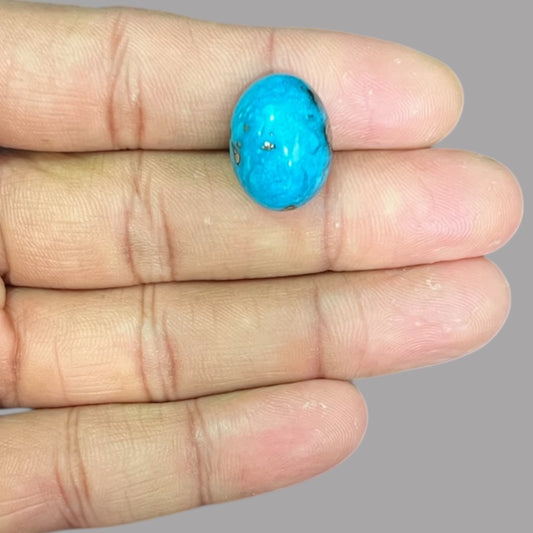 Feroza Original Stone 15.68 Carats 18.5 x 13.9 x 9 mm in Oval