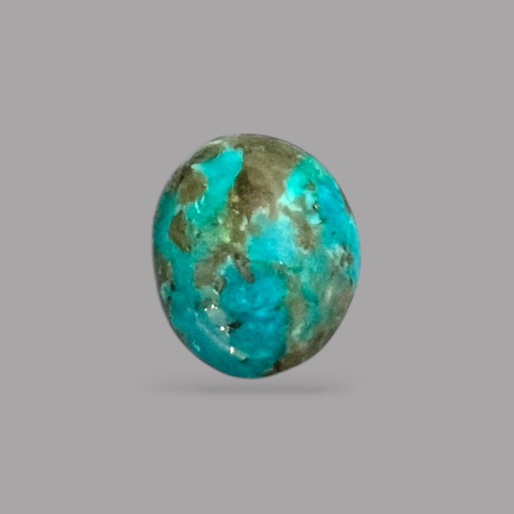 Feroza Stone 4.11 Carats 11.3 x 9.5 x 5.6 mm in Oval