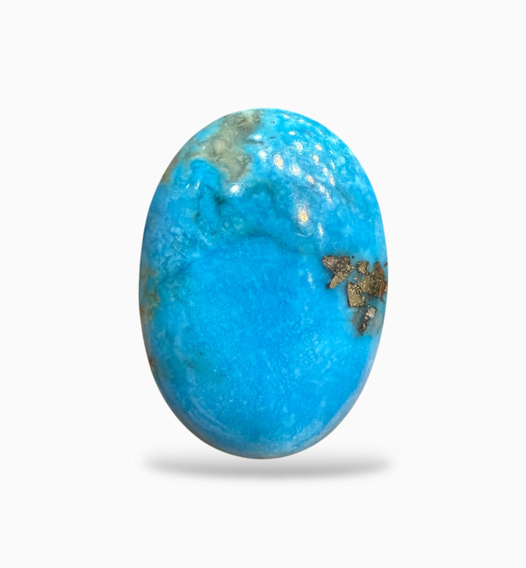 Feroza Stone 64 Carats DeepSkyBlue From Iran