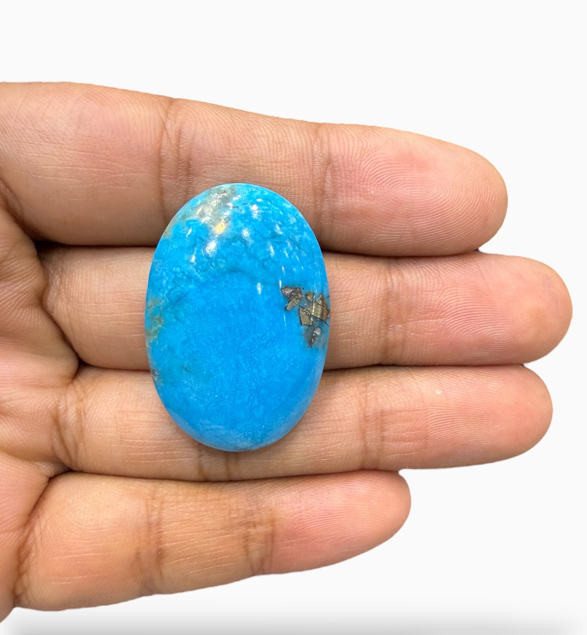 Feroza Stone 64 Carats DeepSkyBlue From Iran