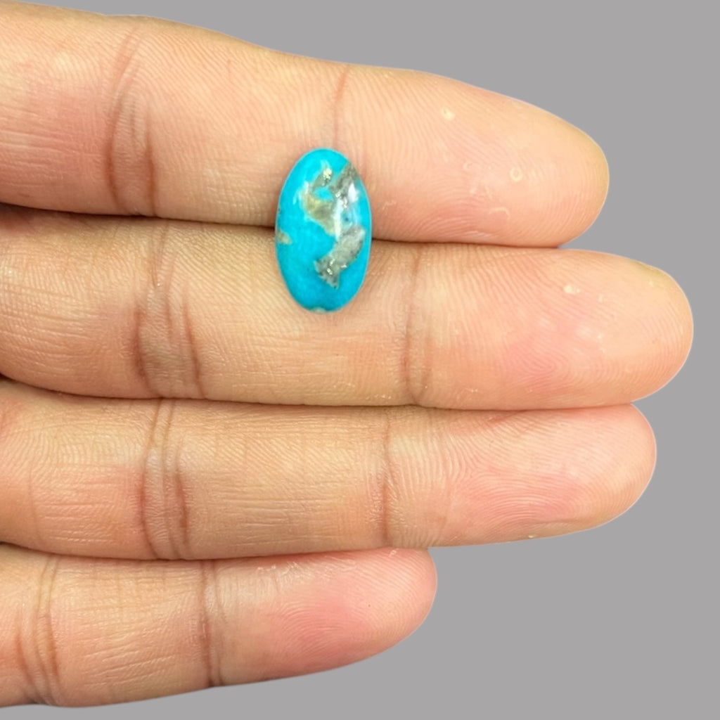 Feroza Stone Buy Online 4.66 Carats 16.2 x 9.5 x 4.2 mm in Oval