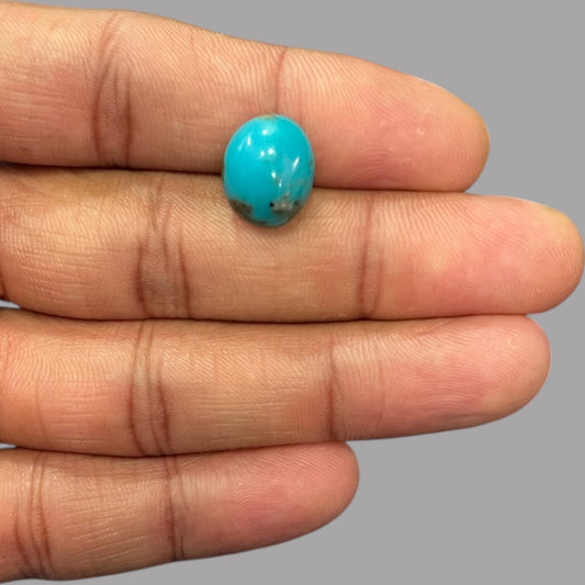 Feroza Stone Buy Online 5.66 Carats 13.6 x 11.3 x 6.3 mm in Oval