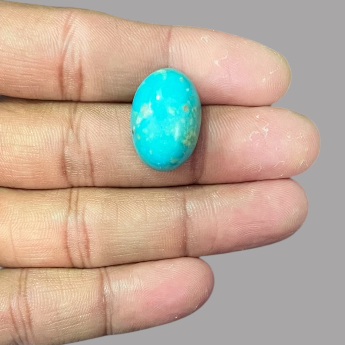 Feroza Stone For Sale 18.56 Carats 21.4 x 14.7 x 9 mm in Oval