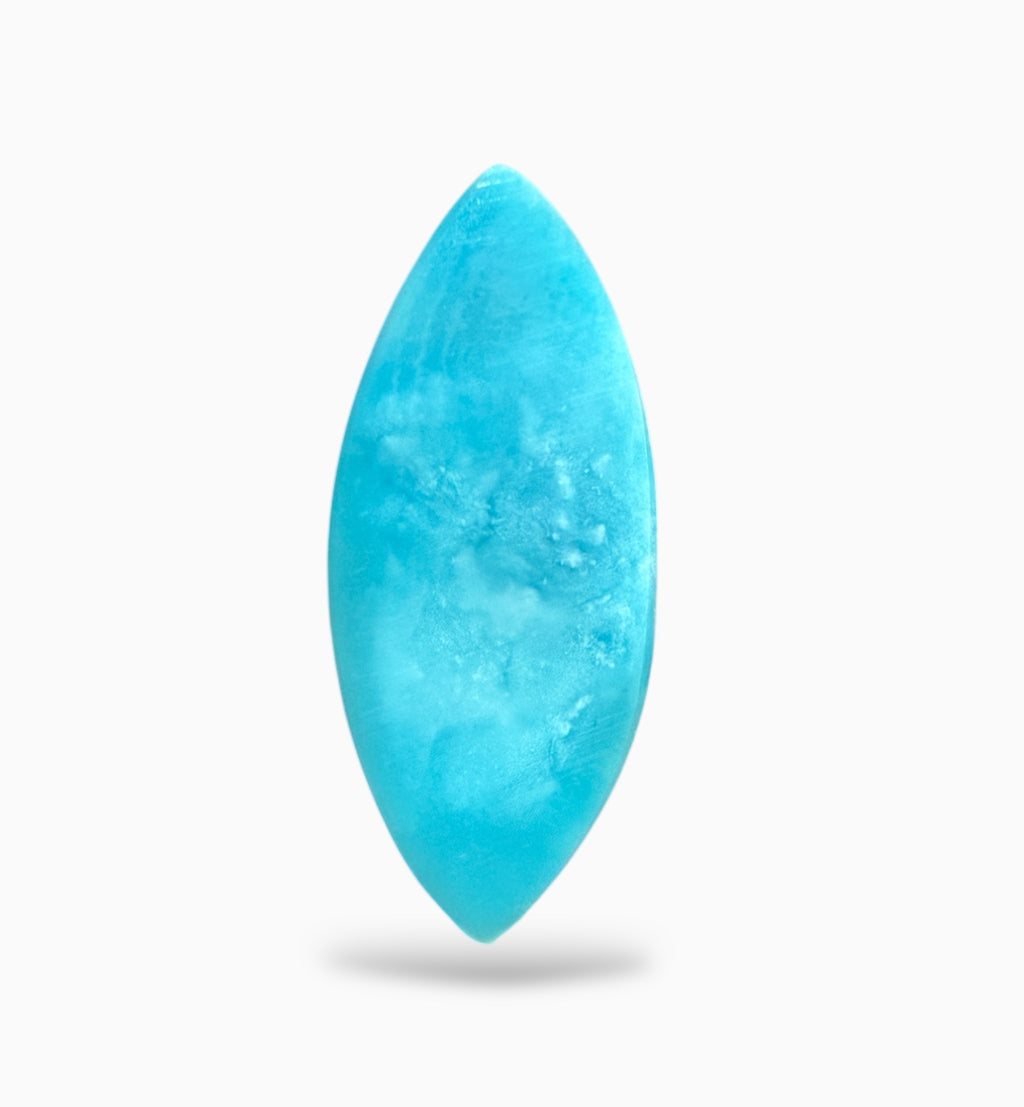Feroza Stone Marquise Shape 6.46 Carats 21x9 mm