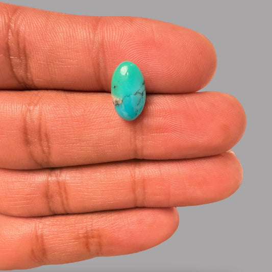 Feroza Stone Online 2.56 Carats 12.7 x 7.6 x 4.2 mm in Oval