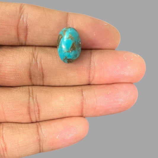 Feroza Stone Online 8.55 Carats 16.4 x 11.1 x 7.6 mm in Oval