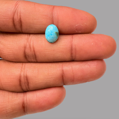 Feroza Stone Original 1.87 Carats 10.7 x 7.8 x 4 mm in Oval