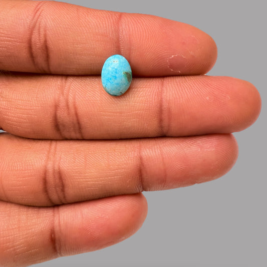 Feroza Stone Original 1.87 Carats 10.7 x 7.8 x 4 mm in Oval