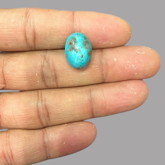 Feroza Stone Original 10.14 Carats 16.9 x 12.1 x 8.5 mm in Oval