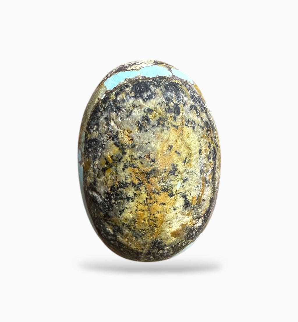 Feroza Stone Oval Cabochon 13.95 Carats 19x13.5 mm