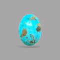 Feroza Stone irani 2.87 Carats 11.2 x 8 x 4.5 mm in Oval