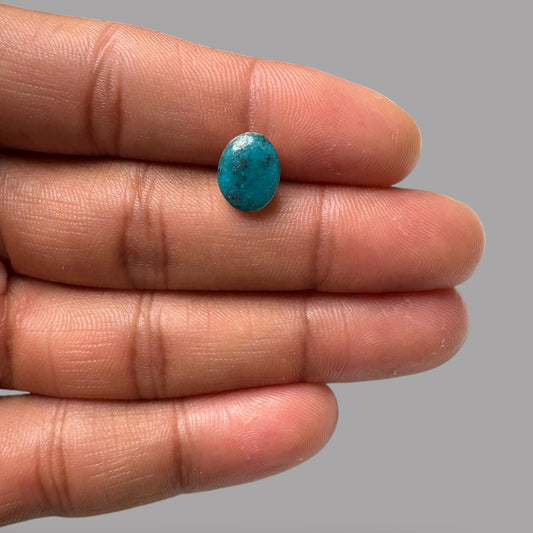Feroza Turquoise 2.76 Carats 11.3 x 8.8 x 4.1 mm in Oval