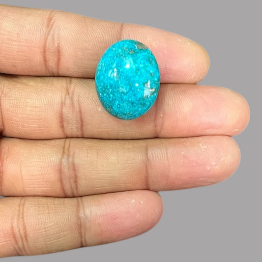 Firoza Crystal 27.98 Carats 23.2 x 19 x 10.4 mm in Oval