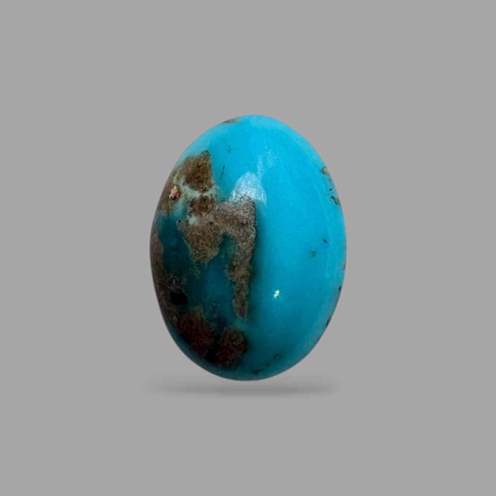 Firoza Gemstone 2.47 Carats 11.5 x 8.5 x 4 mm in Oval