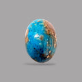 Firoza Hakik Stone 3.42 Carats 11 x 7.9 x 5.3 mm in Oval