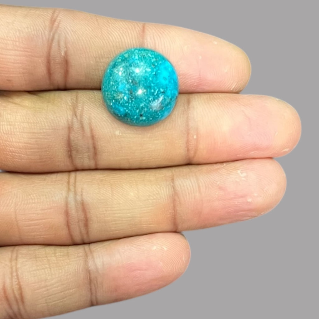 Firoza Patthar 15.96 Carats 18.4 x 6.7 mm in round