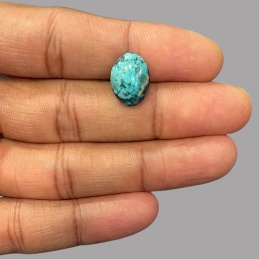 Firoza Stone Online 6.02 Carats 14.5 x 10.7 x 4.9 mm in Oval