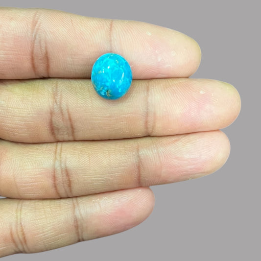 Firoza Stone Online 6.36 Carats 13.1 x 11.5 x 6.4 mm in Oval