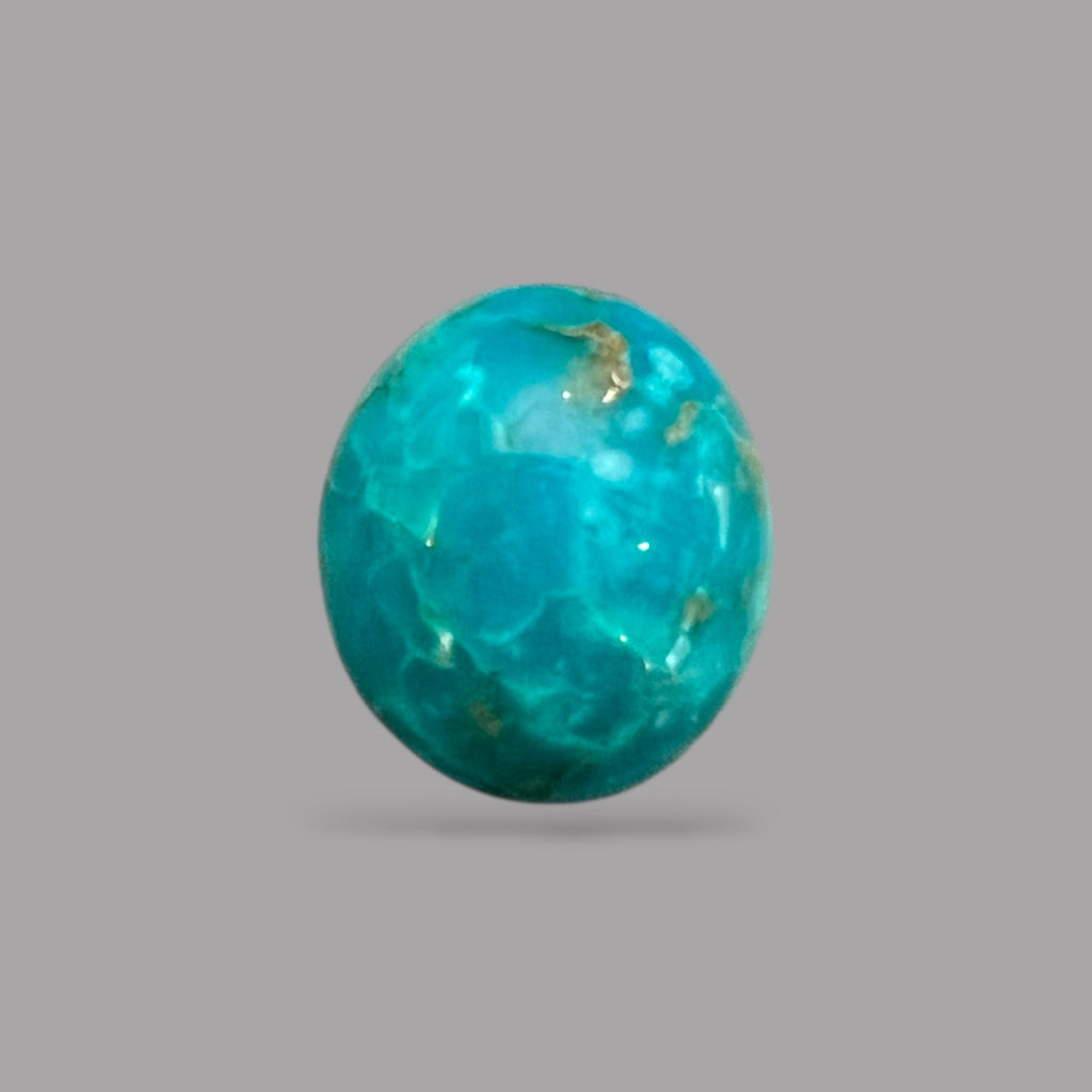 Firoza Stone Online 6.36 Carats 13.1 x 11.5 x 6.4 mm in Oval