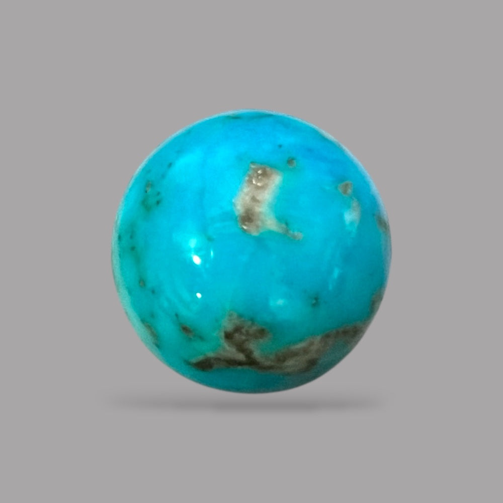 Firoza Stone Online 62.89 Carats 24.14 x 15.8 mm in round