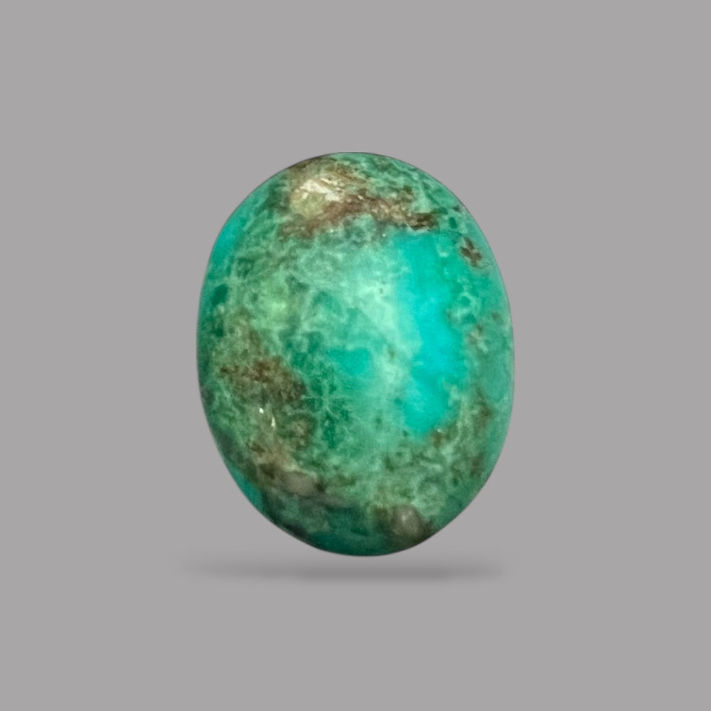 Firoza Stone Online Buy 12.19 Carats 18 x 14.2 x 8.2 mm in Oval