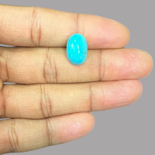 Firoza Stone Online Buy 6.71 Carats 15.3 x 10.1 x 7.6 mm in Oval