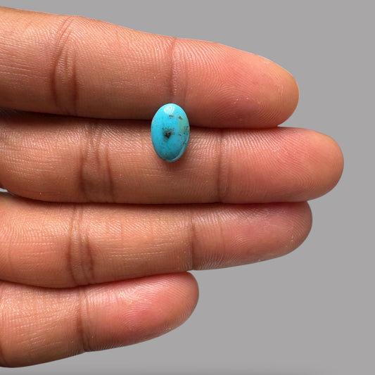 Firoza Turquoise 2.18 Carats 11.6 x 7.6 x 3.7 mm in Oval
