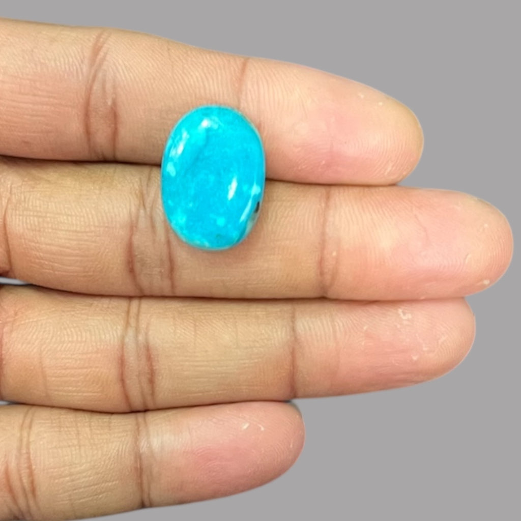 Firoza irani Stone 15.23 Carats 20.8 x 15 x 6 mm in Oval