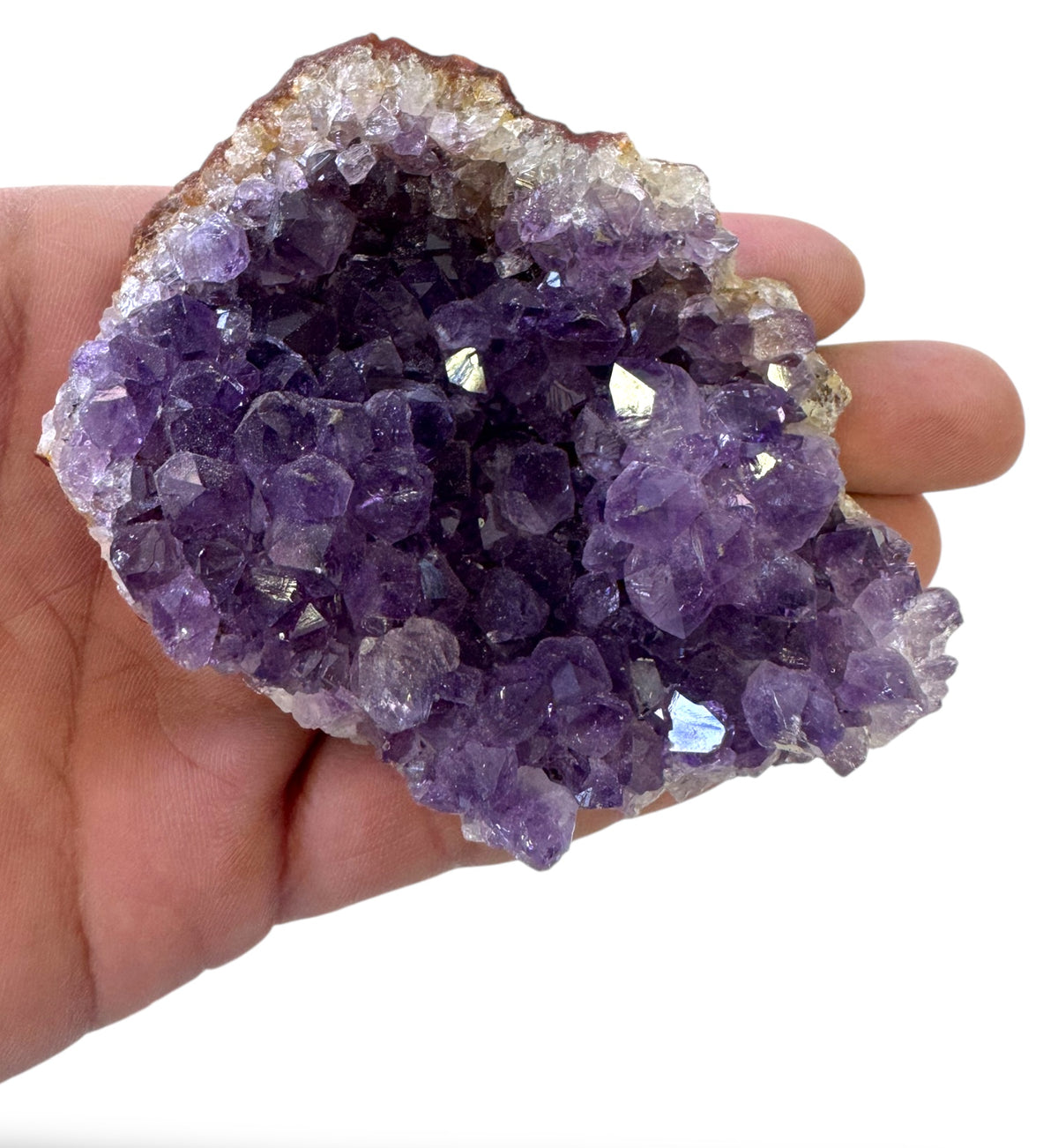 Natural Purple Amethyst Geode Cluster Rock (Rough)