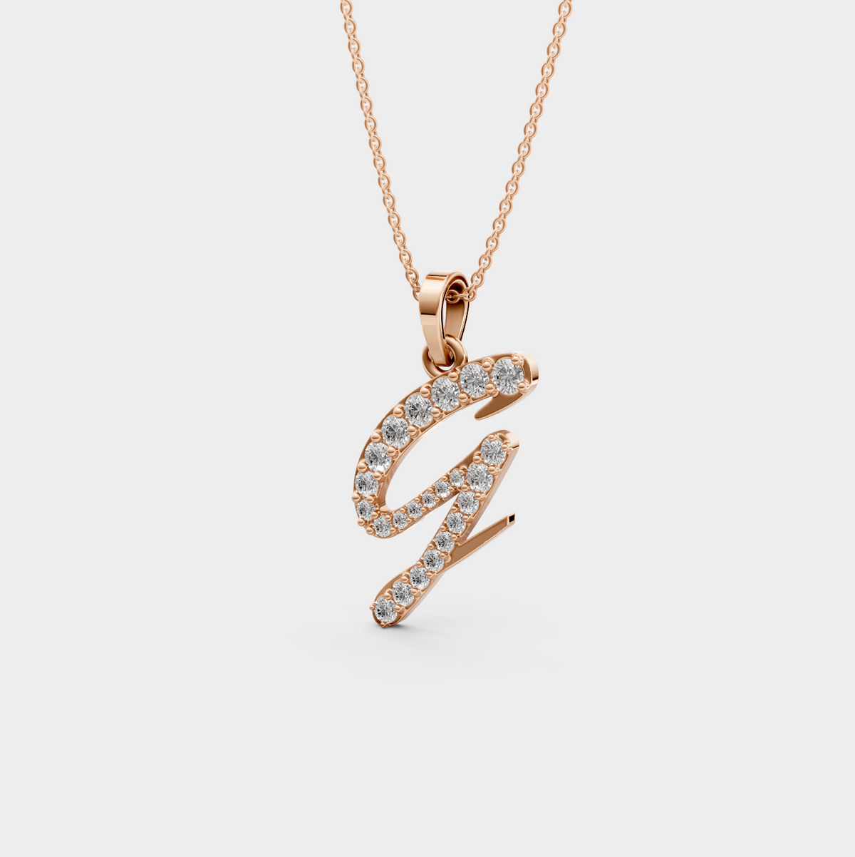 Gold Letter G Pendant Necklace – Gift for Gina
