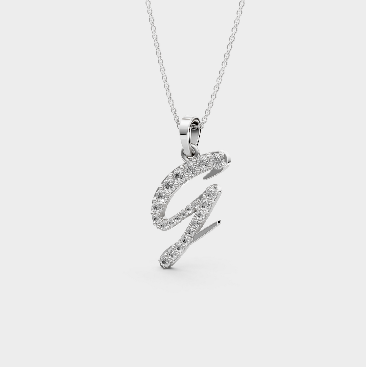 Gold Letter G Pendant Necklace – Gift for Gina