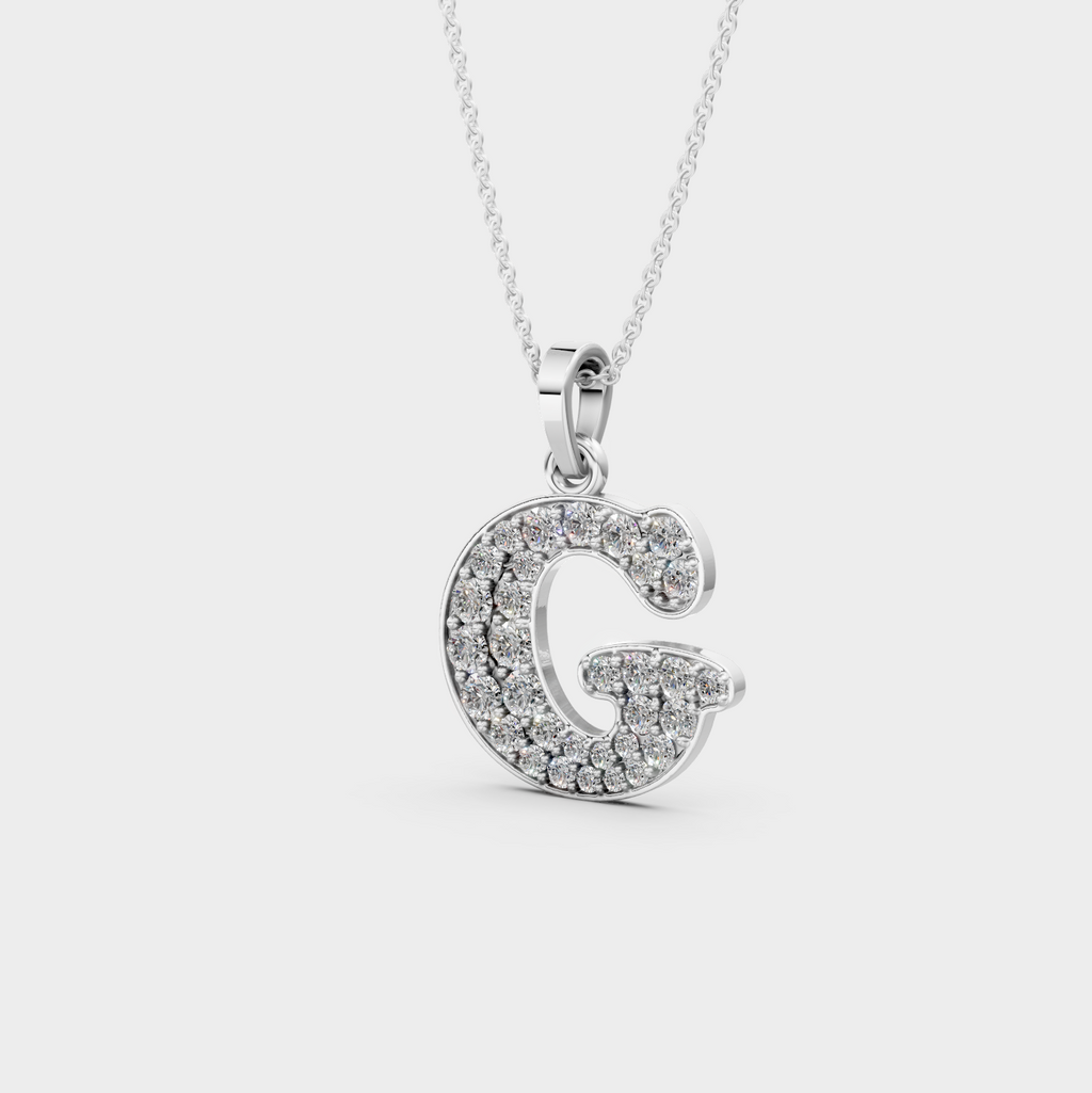 Gold G Initial Necklace – Gifty Charm for Grace