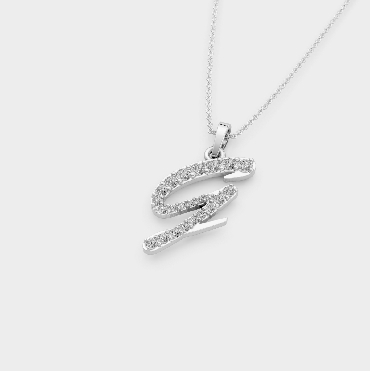 Gold Letter G Pendant Necklace – Gift for Gina